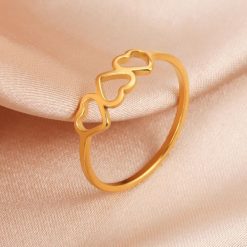 bague 3 cœurs