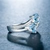 bague avec double coeur