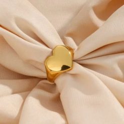 bague avec gros cœur