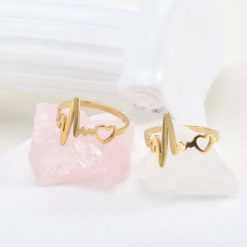 bague battement cœur