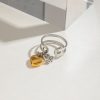 bague breloque cœur