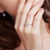 bague coeur avec diamant