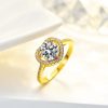 bague cœur or 18 carats