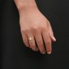 bague cœur style irlandaise