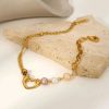 bracelet cœur avec perles