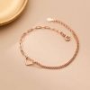 bracelet cœur en argent pour femme