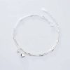 bracelet cœur en or rose
