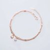 bracelet cœur or rose