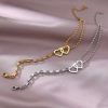 bracelet double cœur