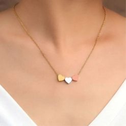 collier 3 cœurs