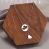 collier avec coeur fantaisie