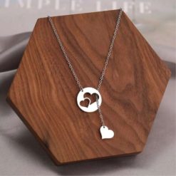 collier avec coeur fantaisie