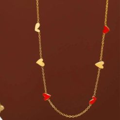 collier avec cœur mignon
