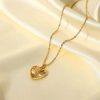 collier avec cœur vintage