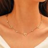 collier avec mini cœur