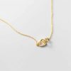 collier cœur brillant de marque