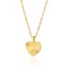 collier cœur doré de marque
