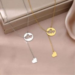 collier coeur fantaisie