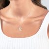 collier cœur gravé