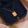 collier cœur médaillon de marque