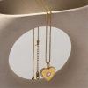 collier cœur plein