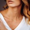 collier cœur ras de cou de marque