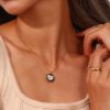 collier cœur romantique
