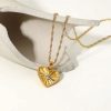 collier cœur vintage