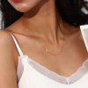 collier fin petit cœur