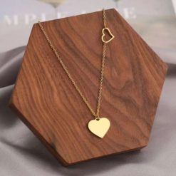 collier grand cœur