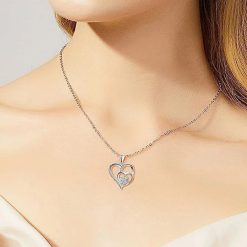 Collier 2 cœurs