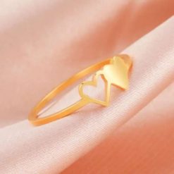 bague 2 cœurs
