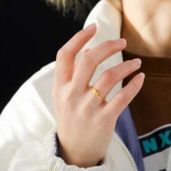 bague avec 2 cœurs