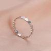bague avec cœur ajustable