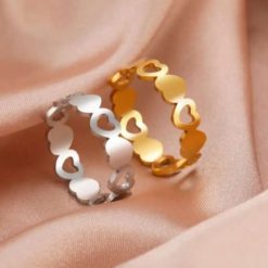 bague cœur minimaliste