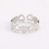 bague cœur minimaliste de marque