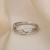 bague cœur strass de marque