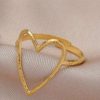 bague grand cœur de luxe