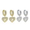 boucles d’oreilles avec cœur brisé