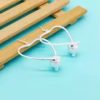 boucles d’oreilles avec gros cœur en argent