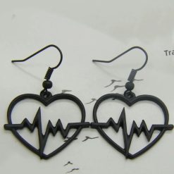 boucles d’oreilles battement cœur