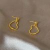 boucles d’oreilles cœur en or enfant