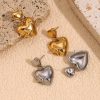 boucles d'oreilles cœur et étoile