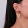 boucles d'oreilles cœur ex Voto