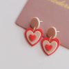 boucles d’oreilles cœur fille