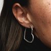 boucles d'oreilles cœur or blanc