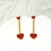 boucles d'oreilles cœur pendant enfant