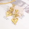 boucles d’oreilles en 3 cœurs