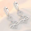 boucles d'oreilles en cœur infini