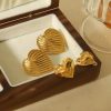boucles d’oreilles grand cœur de marque